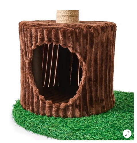 Cat Tower Jungle Cat Tree Tower Scratching Post Scratcher Condo with Big Hammock - Picture 2 of 5