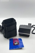 Polaroid Vintage Sun 600 LMS Instant Film Flash Camera Shoulder Strap Camera