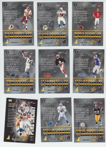 Pinnacle Laser View 1996 Football 40 Card Hologram Set - Picture 6 of 10
