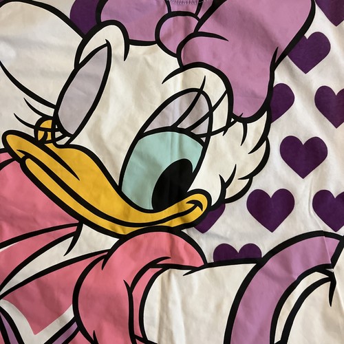 Disneyland Daisy Duck T-shirt Size M Heart Tokyo Disney Resort Japan Parks F/S - Picture 6 of 14