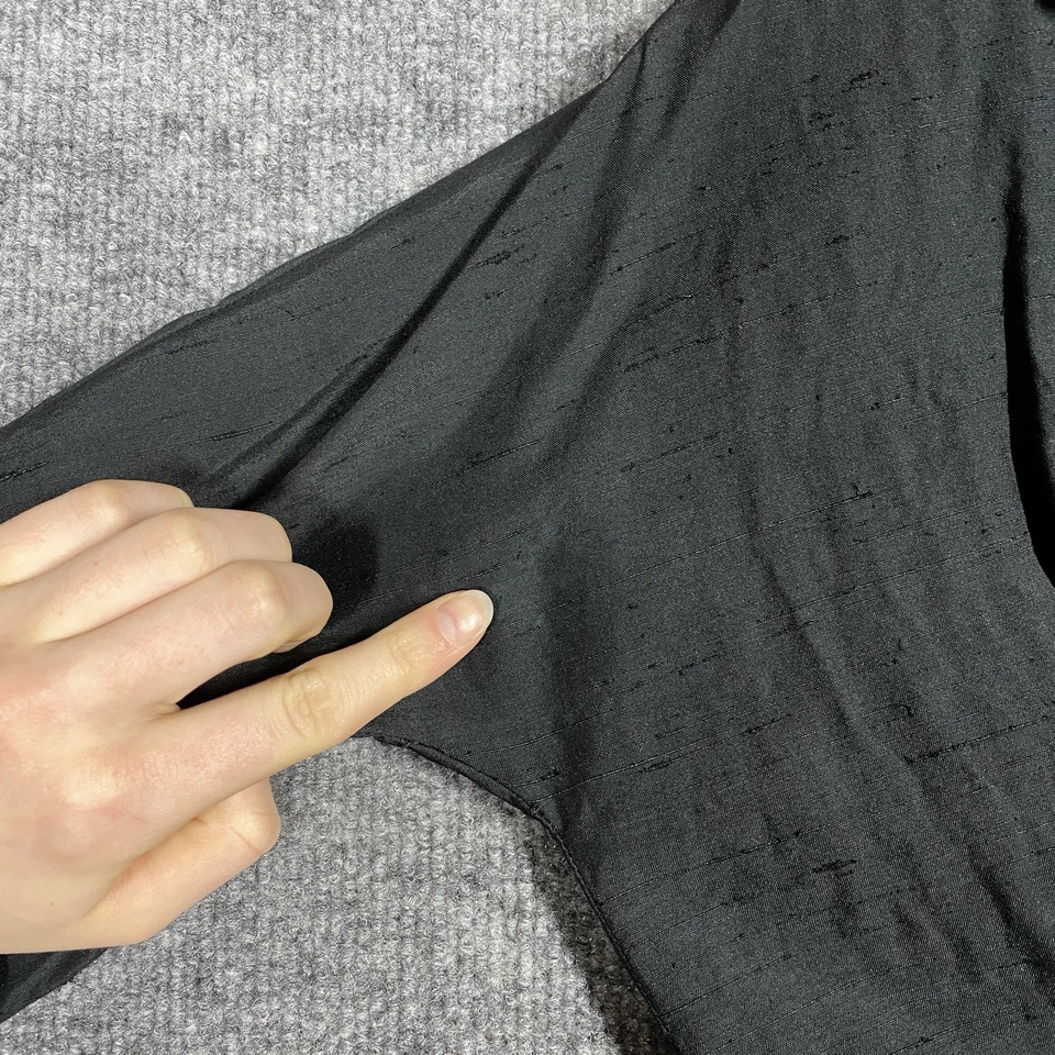 Blusa Camisa Top Vintage Años 40 50 Rockabilly Recortada Mujer Pequeña Terciopelo Negro Foto 4 de 4