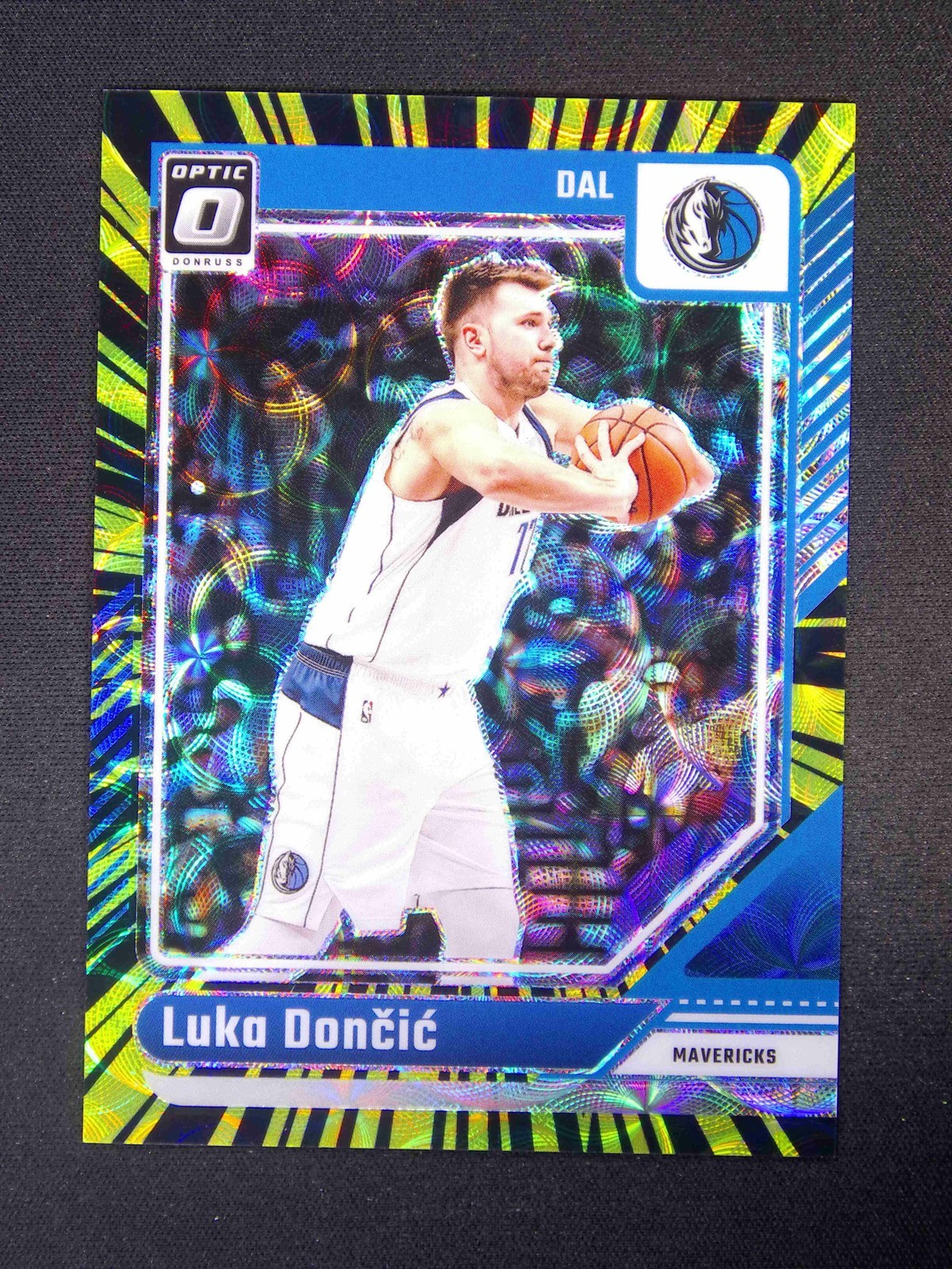 2024-25 Panini Donruss Optic Luka Doncic #214 Electricity International /75