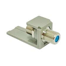 Box of 10 Panduit Mini-Com CMFIG Coupler Module F Type Gray RG-6 And RG-59