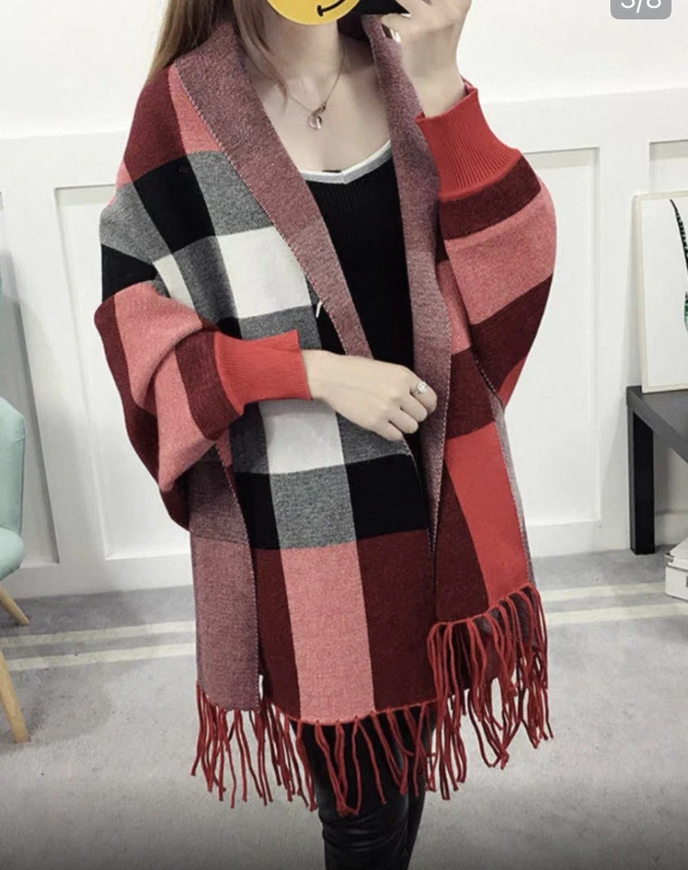 Nueva Moda Nueva Grande Lujosa Mujer Chal Envoltura Foto 2 de 4