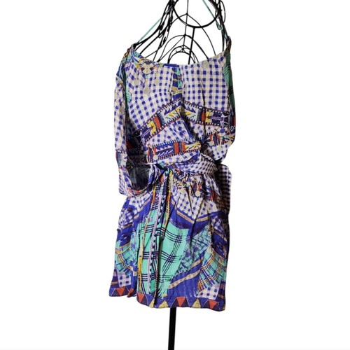 Camilla Divinity Dance Shoestring Mono Pantalones Cortos Mameluco Azul Talla XS Sin Usar - Imagen 8 de 13