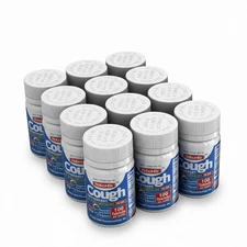 12 PACK of RoboHBr Cough suppressant 30mg of Dextromethorphan hbr - 1200 Tablets