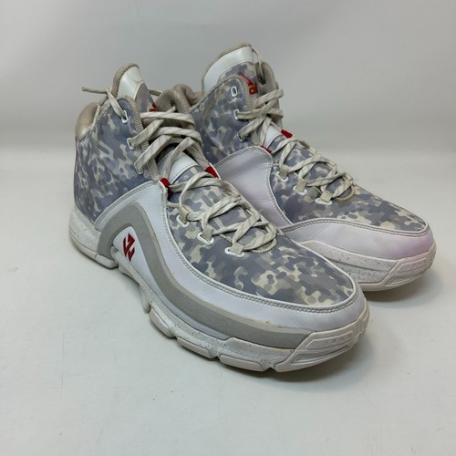 Adidas J Wall 2 Home Basketball Shoes Gray/White Mens Size 13 - Picture 4 of 10