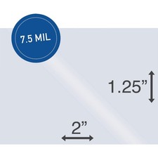 Centurion 2 In. x 1.25 In. Lozier Label Holder (1000-Pack) 1192010 Centurion
