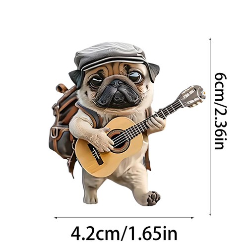 Entzückender Acryl Auto Duft Diffusor 2D süß Hund Design fester Duft - Bild 19 von 23