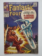 Fantastic Four #55 Silver Surfer Lockjaw Stan Lee Jack Kirby Marvel Comics 1966