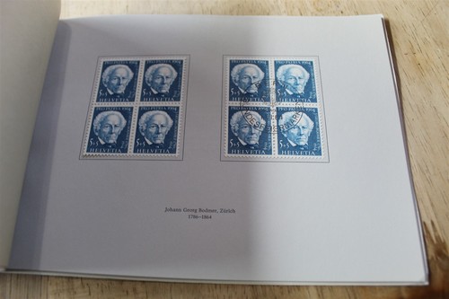 SWITZERLAND PTT PACK 1964 B334-338 BLOCKS OF 4 MINT/ USED CAT 17.00 PRO PATRIA - Picture 7 of 8