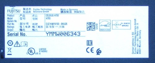 Fujitsu Celsius H780 i7 32GB 512- UND 128-GB-SSD LTE Win11 Laptop/Grafikstation - Bild 9 von 23