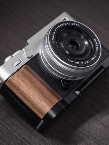 YUWOOD for Fujifilm XE5 Retro Wooden Camera Anti-Slip Base w/ Wooden Handle 0Z - Picture 18 of 34