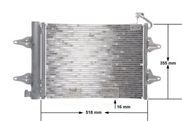Mahle AC 359 000S Kondensator, Klimaanlage FüR Seat, Skoda, VW-image