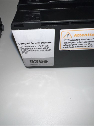 New In Pkg 4 PACK HP OFFICE JET 936 COLOR INK CARTRIDGES 2 boxes total 8 carts - Picture 4 of 4