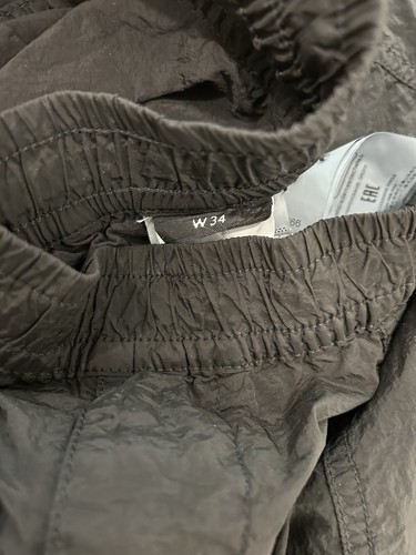 NWOT STONE ISLAND Black Nylon Pants Joggers Sz W34 / 28 Inseam - Bild 4 von 6