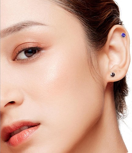 12 Pairs Ear Piercing Stud Earrings for Guns, Surgical... - Picture 5 of 6