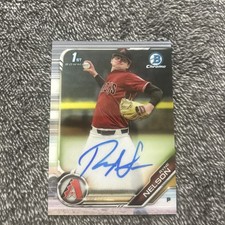 Ryne Nelson 2019 1st Bowman Chrome AUTO Prospect AUTOGRAPH RC Diamondbacks 2