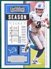 Kerryon Johnson - 2020 Panini Contenders #68 - Detroit Lions Football Card