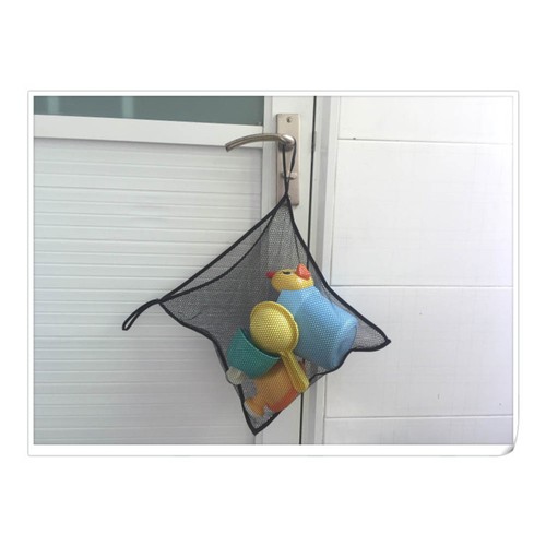 Bolsa de almacenamiento de malla con cordón organizador colgante dormitorio infantil 2 piezas - Imagen 11 de 12