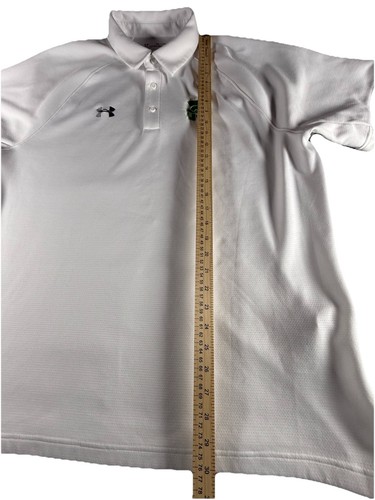 Under Armour Michigan State Spartans Polo Shirt Men's 2XL White MSU - Picture 6 of 9