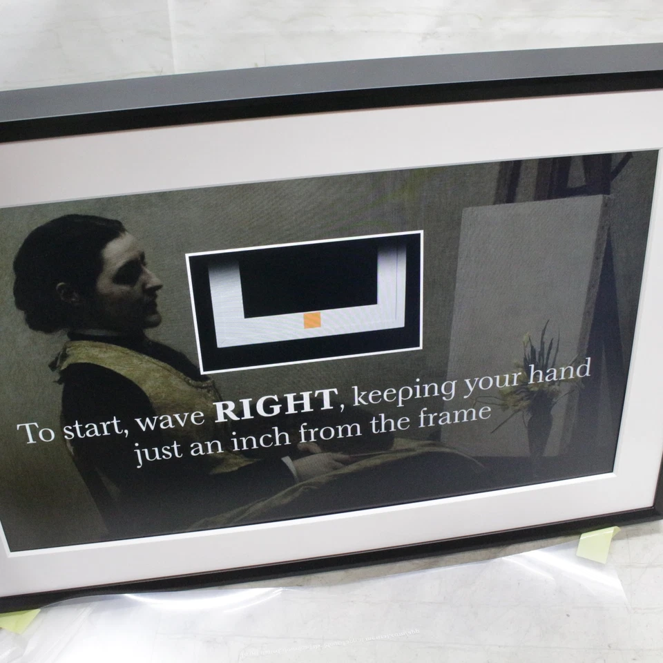 MEURAL Canvas 27" LEONORA Black WIFI Connected Smart Art 29"X19"  FRAME - Image 3 of 4