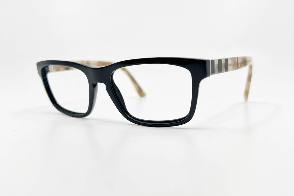 Monturas de gafas Burberry B 2226 3600 para mujer negro marrón 55-18-145 18952 Foto 2 de 4