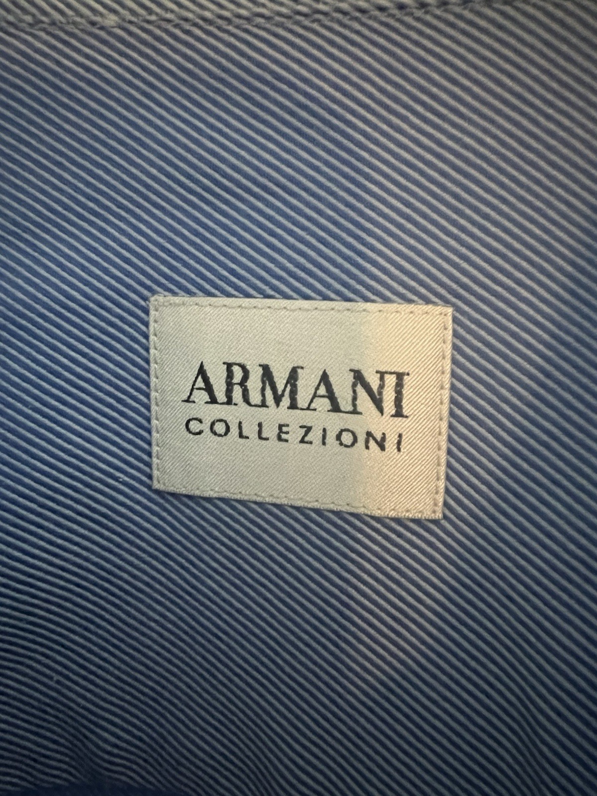 VTG Armani Collezioni Men's Dress Button Up Long Sleeve Large