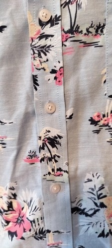 St. John's Bay Hemd Herren Hawaii Button Down Hemd Large Kurzarm - Bild 4 von 11