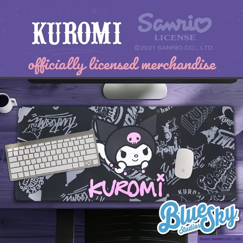Kuromi Desk Mat - Large Kawaii Mousepad for Cute Decor 70 x 30 cm - Picture 6 of 6