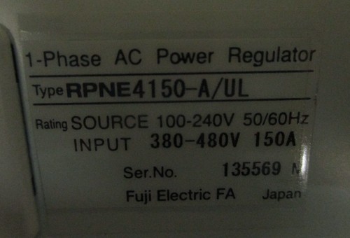 FUJI RPNE4150-A/UL Power Regulator - Picture 4 of 4