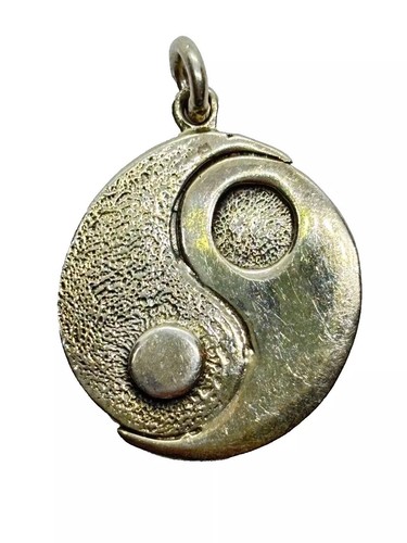 Sterling Silber Ying Yang Anhänger 6 Gramm