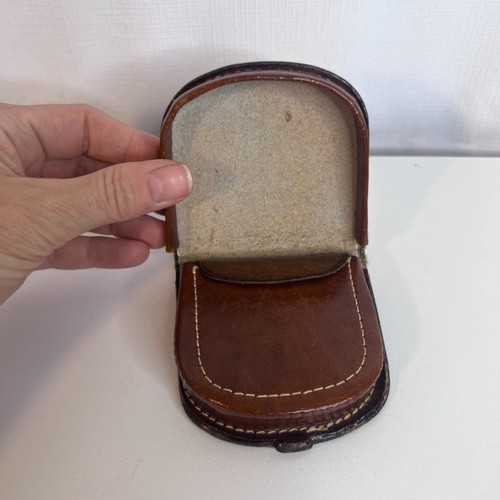 Monedero mexicano de cuero vintage monedero bolso para monedas trabajado a mano hecho a mano México - Imagen 2 de 11