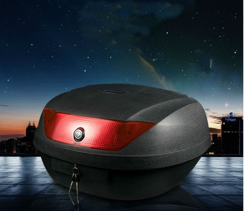 Universal Two Helmet Strong TopBox, 52L Box, Motorcycle, Bike with Fitting Plate - Picture 17 of 23