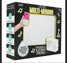 Love Ellie Brigette Fogless Shower Mirror With Lights & Bluetooth NEW Speaker