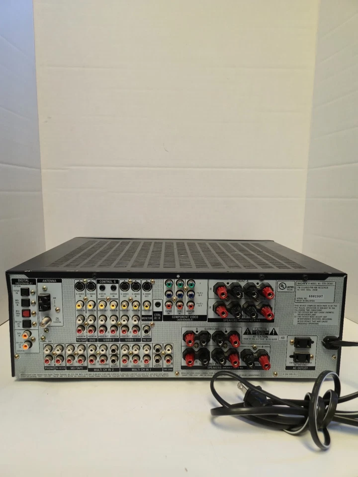 Sony Digital Audio/Video Control Center STR-DE997 - No Remote - Image 4 of 4