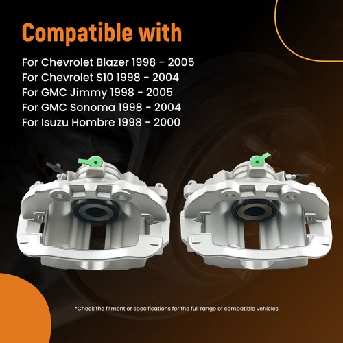 Pinzas de freno traseras izquierda y derecha para GMC Jimmy/Chevrolet Blazer 1998-2005 18-B4713 - Imagen 7 de 17