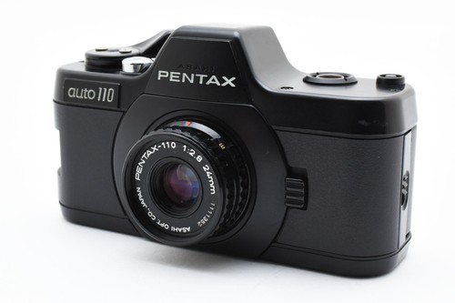 【NEAR MIMT】ASAHI Pentax Auto 110 Film Camera Black 24mm F2.8 From JAPAN - Picture 3 of 16