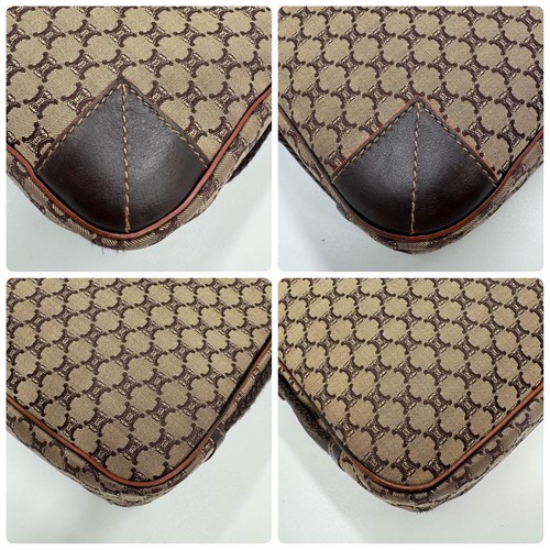 Auténtico bolso de hombro Celine de lona beige G09081066 - Imagen 8 de 24
