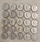 Roll Mercury Silver Dimes (50) 90% Silver
