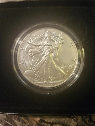 2022 W American Eagle 1 Ounce Silver Uncirculated OGP COA