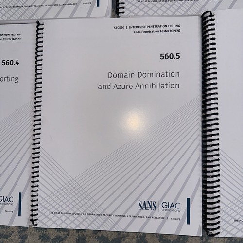 SANS SEC560 2024 Enterprise Penetration Testing, GIAC GPEN Books Only - Imagen 6 de 8