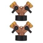  2 Pcs Schnelle Schlauchanschläge Anschließen Gartenschlauchsplitter