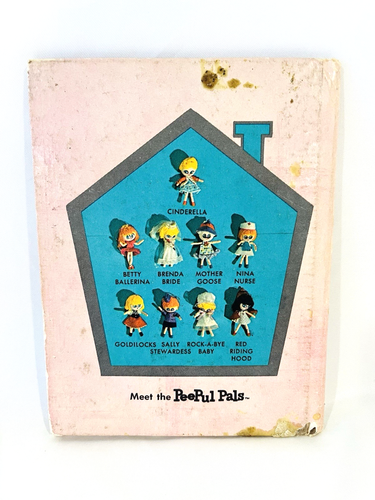 Lot 4 Vintage Flatsy kleine biegsame bewegliche Mädchen Puppen & ein Pipi Pul Pals Buch 1967 - Bild 14 von 15