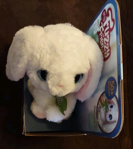 My Fuzzy Friends POPPY the SNUGGLING BUNNY 50+ Reactions NEW Pet Tickle Feed - Picture 3 of 4