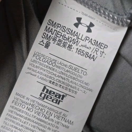 Mens Under Armour HeatGear Polo Golf Shirt s/Small Gray Short Sleeve - Picture 9 of 20
