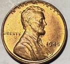 1945 P Lincoln Wheat Cent/Penny BU #927