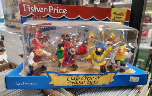 Fisher Price Great Adventures Claw Crew & Yellow Jackets NEW Pirates - Picture 1 of 2