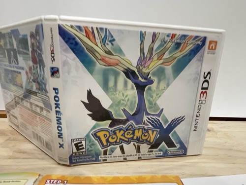 *NO GAME** Pokemon X Authentic OEM 1st First Print Case & Manual + INSERTS ONLY - Picture 6 of 7