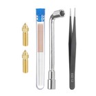 Zestaw dysz 3D, 2 szt. k1 dysze mosiężne 0,6 mm, igły do czyszczenia dysz